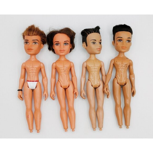 MGA Bratz Boyz Dolls Nude & Clothed Lot of 7 As Is - Picture 2 of 5